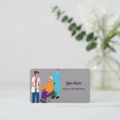 Betreuer Visitenkarte (Stehend Vorderseite)