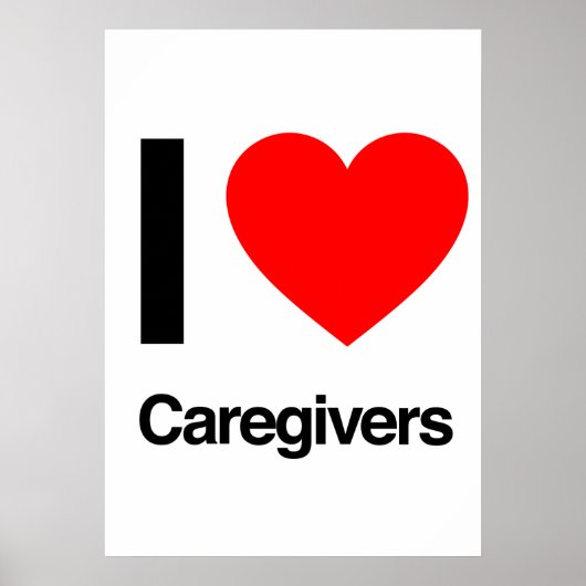 Betreuer von Lieben Poster (Vorne)