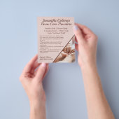 Betreuer Zuhause Care Werbeunternehmen Flyer (Gruppe)