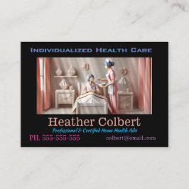 Betreuer Zuhause Gesundheitsfürsorge Berufliche Pa Visitenkarte