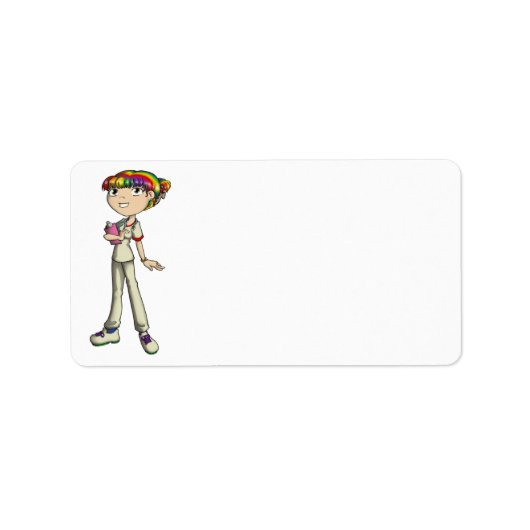 Betreuung Adressaufkleber (Vorne)