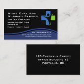 Betreuung Ältere Zuhause Aide Business Card Visitenkarte (Vorne/Hinten)