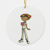 Betreuung Keramik Ornament (Vorne)