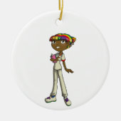 Betreuung Keramik Ornament (Vorne)