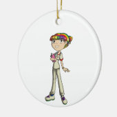 Betreuung Keramik Ornament (Links)