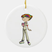 Betreuung Keramik Ornament (Hinten)