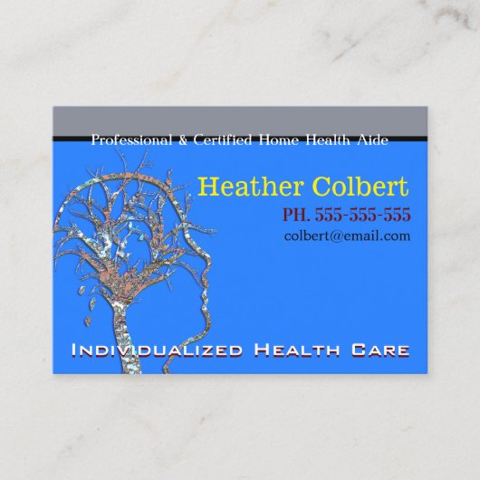 Betreuung und Unterstützung Visitenkarte (Vorderseite)