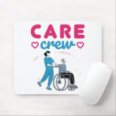 Betreuung von Crews im Zuhause-Pflegebereich Zuhau Mousepad (Mit Mouse)