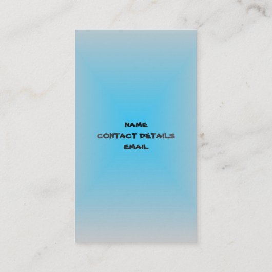 Betreuung von Haustieren/Heimtiere (Blaue Version) Visitenkarte (Rückseite)