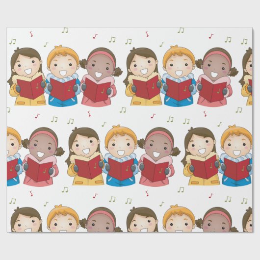 Betreuung von Kindern Geschenkpapier (Flach)