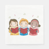 Betreuung von Kindern Serviette (Vorderseite)