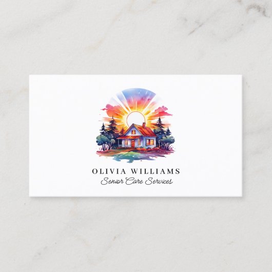 Betreuung von Senioren Visitenkarte (Vorderseite)
