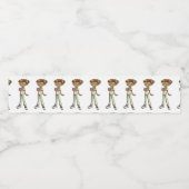 Betreuung Wasserflaschenetikett (Einzelnes Label)