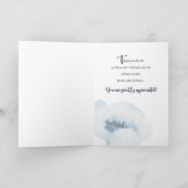 Betreuungspersonal während der Blume der Coronavir Karte (Innenseite)