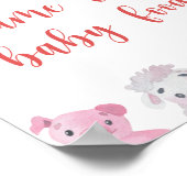 Betrieb - Bezeichnung der Babynahrung Poster (Ecke)