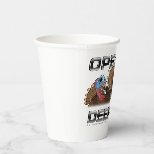 Betrieb: Deep Gobble Pappbecher (Rechts)