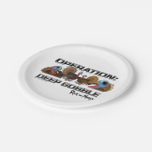 Betrieb: Deep Gobble Pappteller (Schrägansicht)