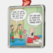 Betrieb des Santa Workshop Ornament Aus Metall (Links)