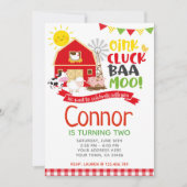 Betrieb Einladung zum Geburtstag, Barnyard Party (Vorderseite)