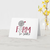 Betrieb in Tabelle Karte (Gelbe Blume)