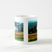 Betrieb mit weißen Silos Kaffeetasse (Mittel)