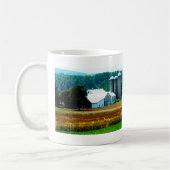 Betrieb mit weißen Silos Kaffeetasse (Links)