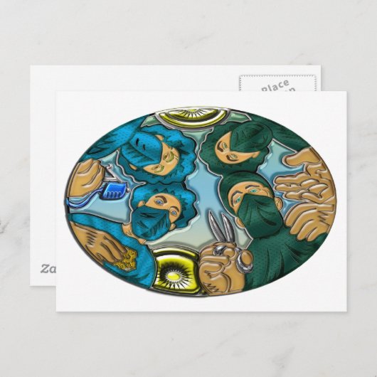 Betrieb oder Operation Postkarte (Vorne/Hinten)