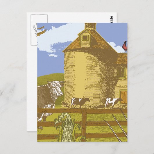 Betrieb Postkarte (Vorne/Hinten)