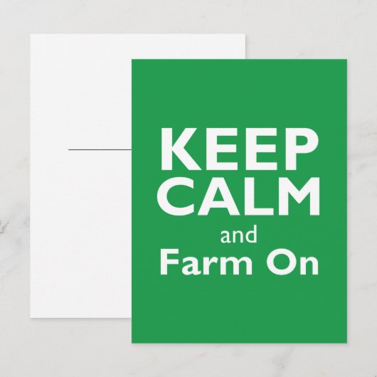 Betrieb Postkarte (Vorne/Hinten)