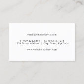 Betrieb - RinderVisitenkarte Visitenkarte (Rückseite)