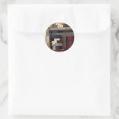 Betrieb Runder Aufkleber (Tasche)