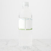 Betrieb, Stalltiere, Barnyard, Ranch Water Bottle Wasserflaschenetikett (Rückseite)