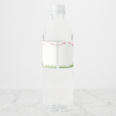 Betrieb, Stalltiere, Barnyard, Ranch Water Bottle Wasserflaschenetikett (Rückseite)