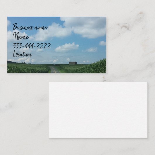 Betrieb Visitenkarte (Vorne/Hinten)