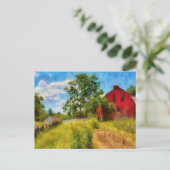 Betrieb - Wo der Bauer lebt Postkarte (Stehend Vorderseite)