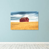 Betriebe | Alte rote Scheune Leinwanddruck (Insitu (Holzboden))