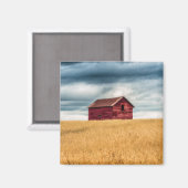 Betriebe | Alte rote Scheune Magnet (Vorderseite/Rückseite)