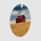 Betriebe | Alte rote Scheune Ornament (Vorderseite)