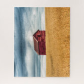 Betriebe | Alte rote Scheune Puzzle (Vertikal)