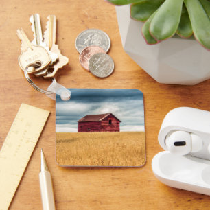 Betriebe   Alte rote Scheune Schlüsselanhänger