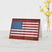 Betriebe | American Flag Stall Mural Karte (Gelbe Blume)
