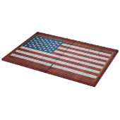 Betriebe | American Flag Stall Mural Schneidebrett (Ecke)