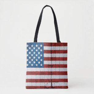 Betriebe   American Flag Stall Mural Tasche