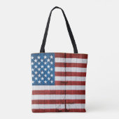 Betriebe | American Flag Stall Mural Tasche (Rückseite)