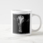 Betriebe | B&W Kuhkuh Kopf Shot Jumbo-Tasse (Rechts)