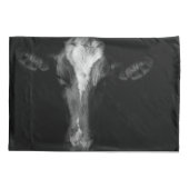 Betriebe | B&W Kuhkuh Kopf Shot Kissenbezug (Rückseite)