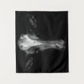 Betriebe | B&W Kuhkuh Kopf Shot Wandteppich (Vorderseite)