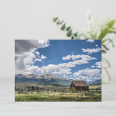 Betriebe | Bauernhof Unterhalb des Colorado Dankeskarte (Stehend Vorderseite)