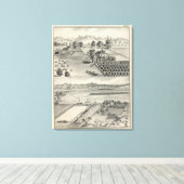 Betriebe, Capay Valley, Madison Leinwanddruck (Insitu (Holzboden))
