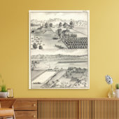 Betriebe, Capay Valley, Madison Leinwanddruck (Insitu (Wohnzimmer))